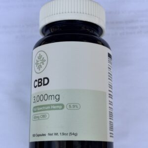 3000mg Full Spectrum Hemp Capsules